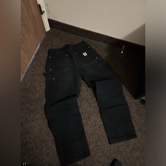 (Sold)Carhartt double knee carpenter pants 33x30 - Picture 2 of 3
